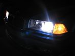 E36 BMW with projector headlamps 6000K Phillips HIDs - Xenon Headlamps