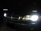E46 BMW 4100k Phillips Xenons vs. 6000K Phillips Ultinon HIDs