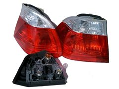 bmw e46 3 series four door rear clear tail lights