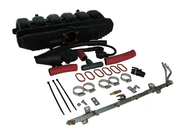 KO Performance M50 Conversion kit shown with OBDII accessories used with the kit